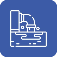 Pipe and water graphic icon